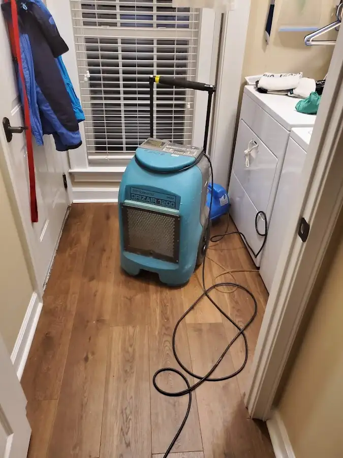 Commercial dehumidifier deployed for Crawl Space Restoration in Mount Pleasant